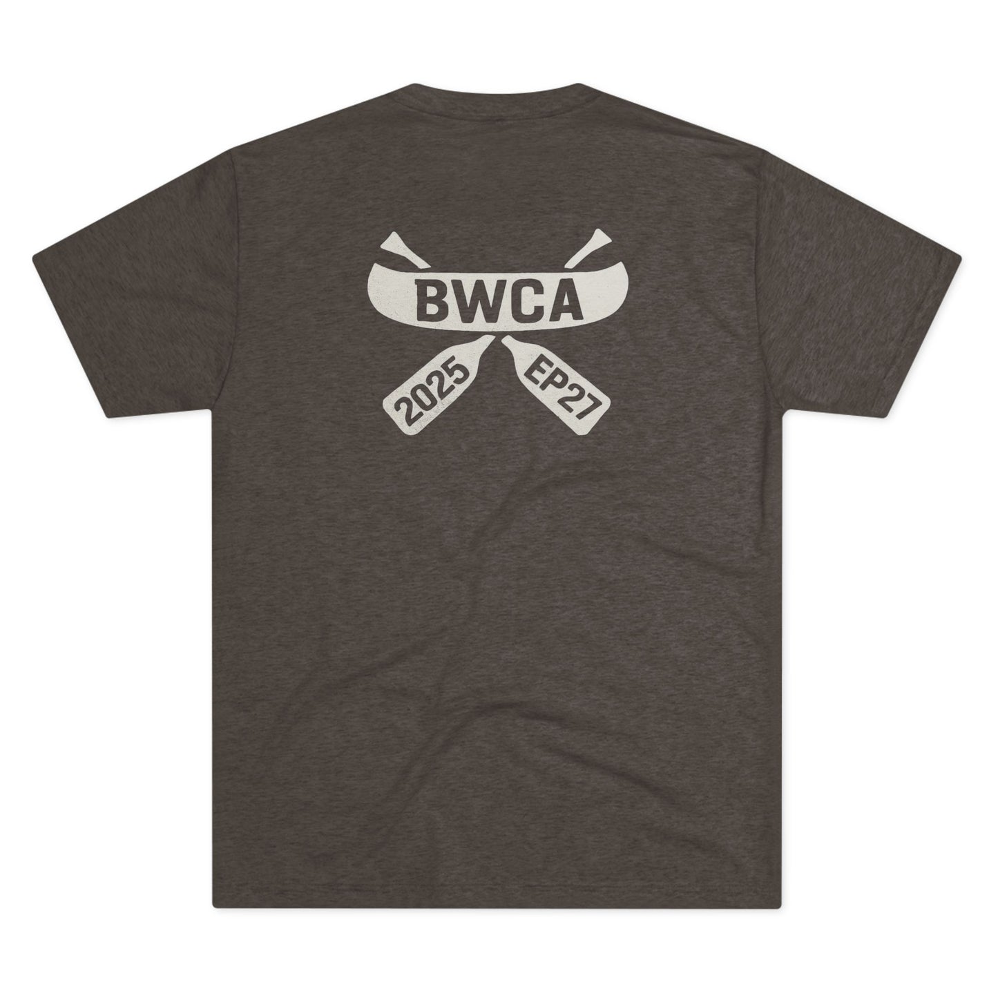 Unisex Tri-Blend Crew Boundary Water Canoe Area Inspired Tee