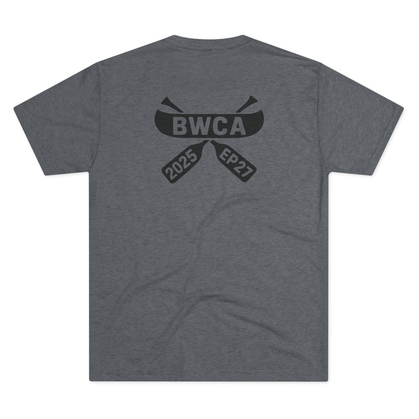 Unisex Tri-Blend Crew Boundary Water Canoe Area Inspired Tee