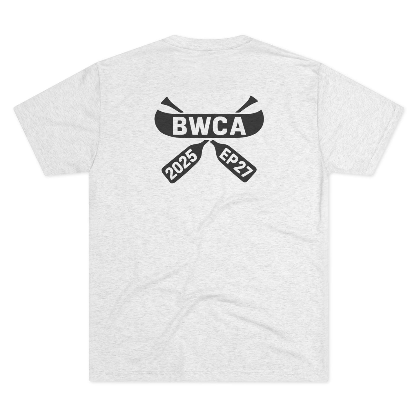 Unisex Tri-Blend Crew Boundary Water Canoe Area Inspired Tee