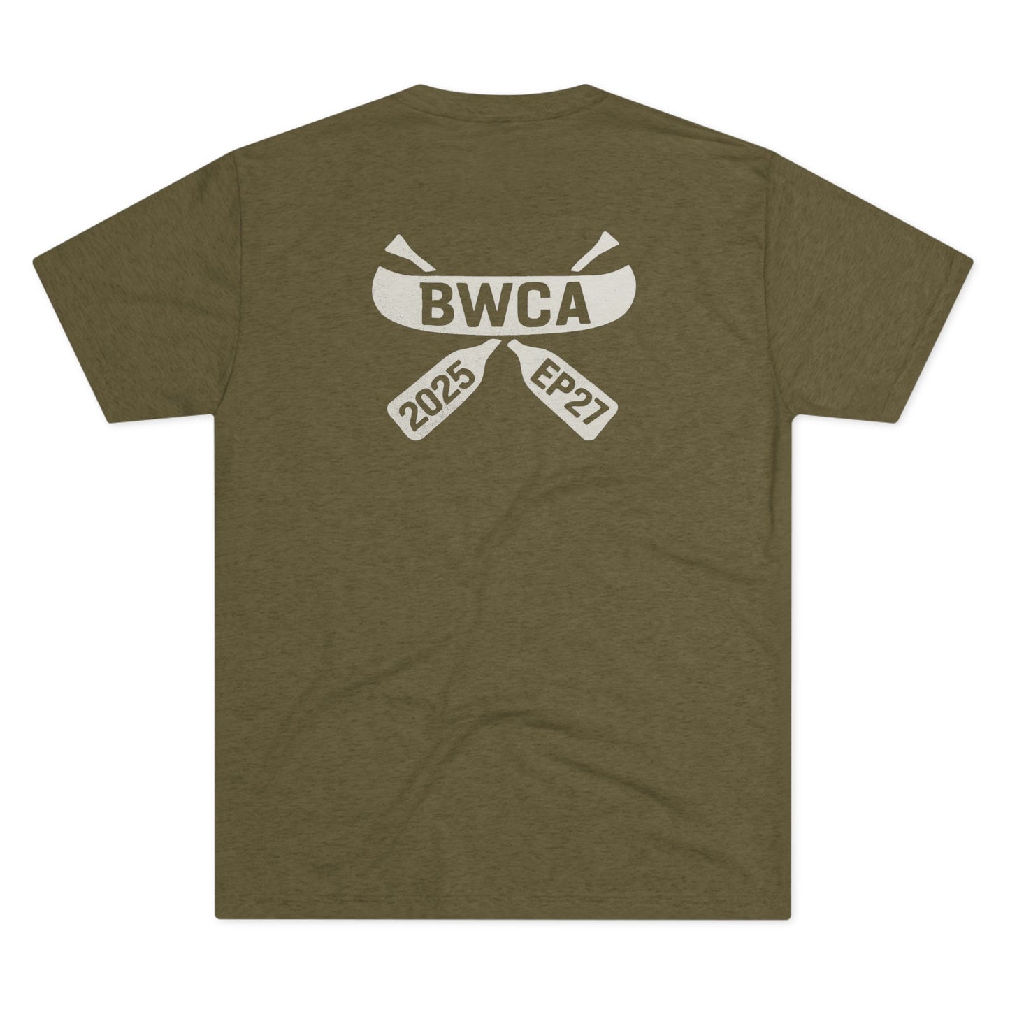 Unisex Tri-Blend Crew Boundary Water Canoe Area Inspired Tee